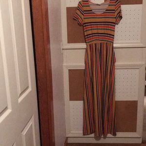Cute striped maxi dress